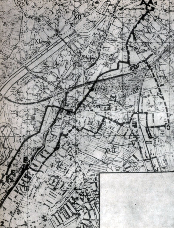 ����� ��������� �������, �� ������� ����� ���� '����'. ������ ��� �� ������� � ����� �. ��� ��������� ����� �� ����, ����������� ������� �1-�1. �-� - ��������� � ����� ������������� ����������� �� ������ �. �2-�2 - ������ ����������� �� ������ ���������� ���������